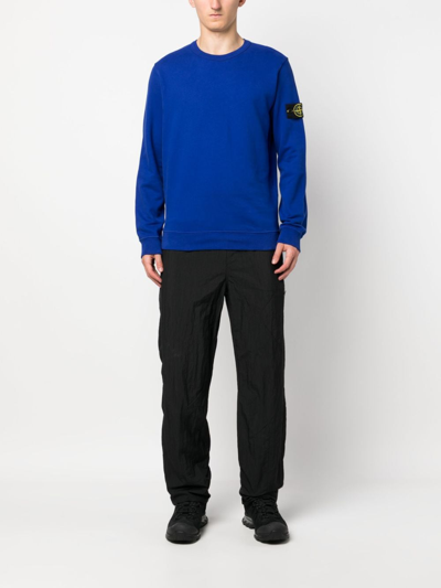 Stone Island 5100052 Organic Cotton With Nylon In Blue