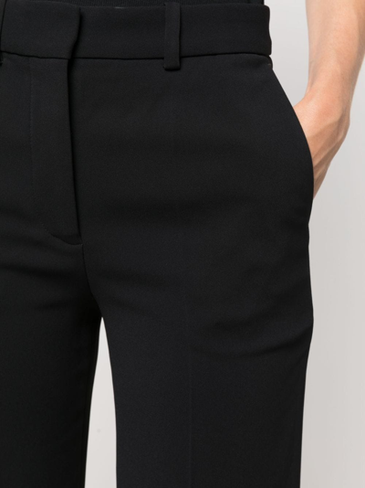 Shop Joseph Morrissey Tailored Flared Trousers In Black