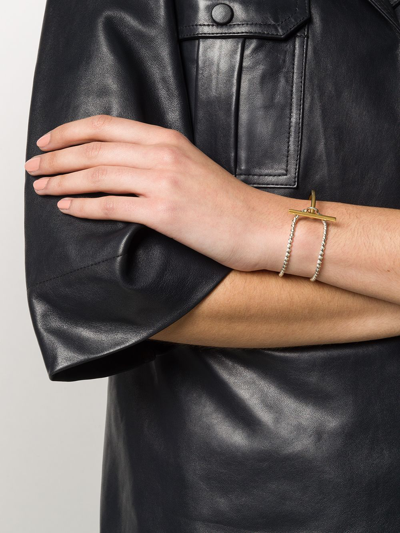 Shop Wouters & Hendrix I Play Pearl Link Bracelet In Gold