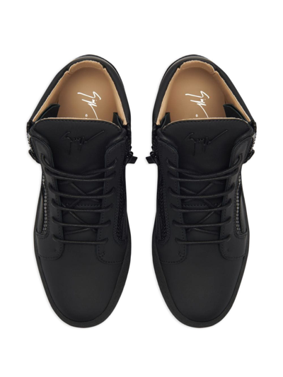Shop Giuseppe Zanotti Kriss Hi-top Sneakers In Black
