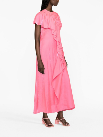 Shop Ulla Johnson Lali Long Dress In Pink