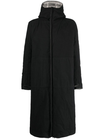 Boris Bidjan Saberi Reversible Padded Coat In Black