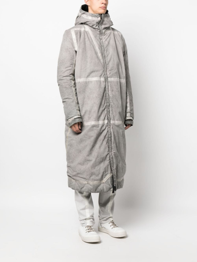 Boris Bidjan Saberi Reversible Padded Coat In Black