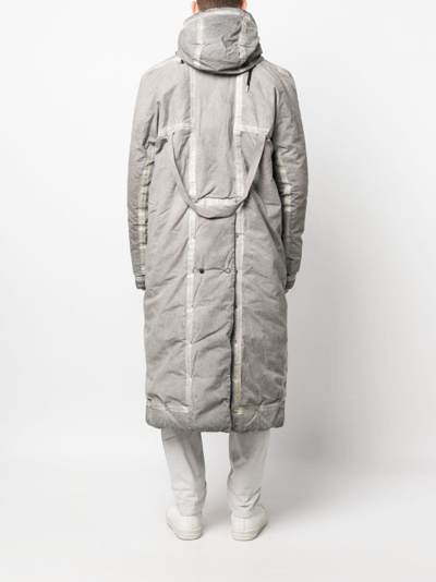 Boris Bidjan Saberi Reversible Padded Coat In Black