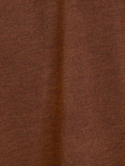 Shop Etro Roll-neck Virgin Wool Jumper In Brown