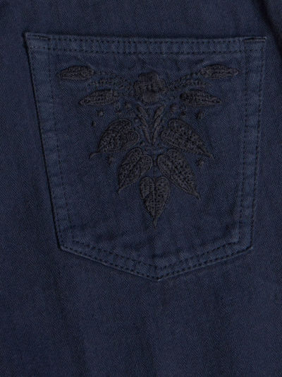 Shop Etro High-waited Flared Jeans In Blue