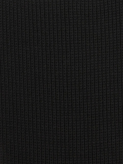 Shop Etro Fine-knit Wool Scarf In Black