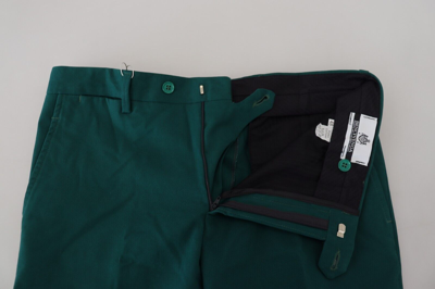 Shop Bencivenga Green Straight Fit Men Formal Trousers Men's Pants