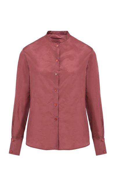 Shop Martin Grant Silk Shirt In Red