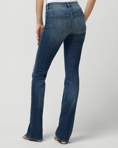 Shop White House Black Market Mid-rise Bootcut Jeans In Dark Wash Denim