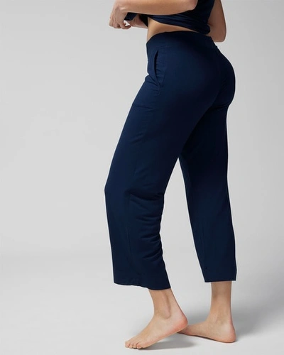 Soma Cool Nights Crop Pants In Nightfall Navy Blue