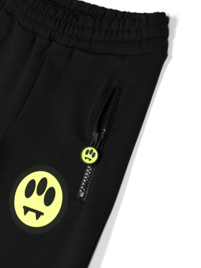 LOGO-PRINT COTTON TRACK PANTS