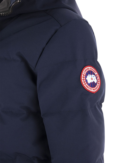 Shop Canada Goose Carson - Hooded Parka In Navy