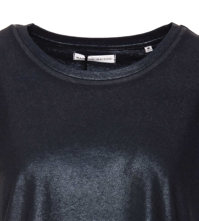 Shop Madison.maison Laminated T-shirt In Blue