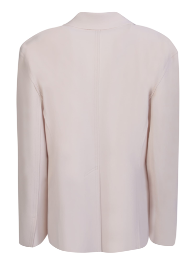 Norma Kamali Easy Fit Single-breasted Jacket In White