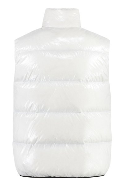 Shop Dsquared2 Full Zip Field Vest In White