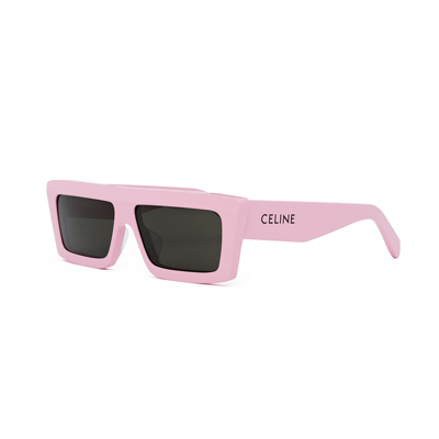 Shop Celine Cl40214u 72a Sunglasses In Rosa