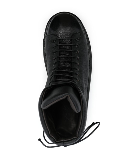 Marsèll Gomme Man Ankle Boots Black Size 7.5 Leather In Black