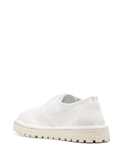 Shop Marsèll Round-toe Lace-up Oxfords In White