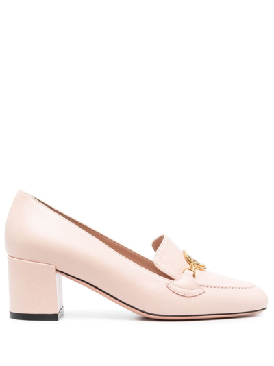 Shop Bally Obrien 55mm Leather Pumps In Rosa