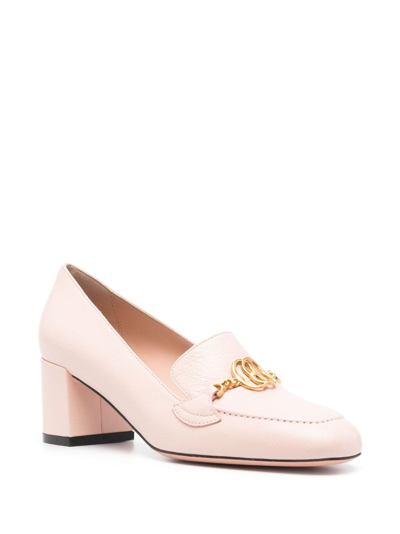 Shop Bally Obrien 55mm Leather Pumps In Rosa