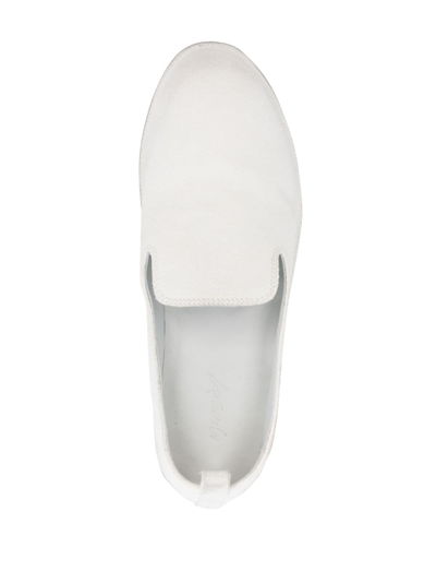 Shop Marsèll Strasacco Round-toe Loafers In White