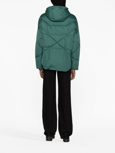 Shop Khrisjoy Khris Iconic Puffer Jacket In Green