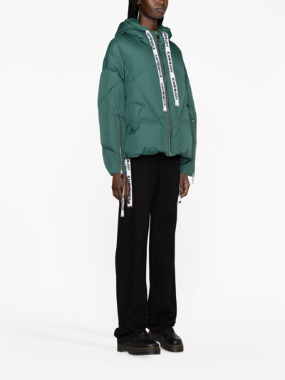 Shop Khrisjoy Khris Iconic Puffer Jacket In Green