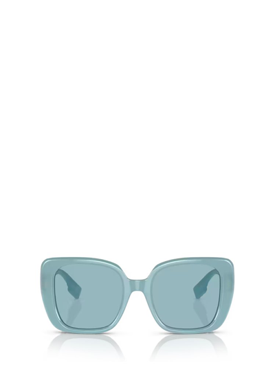 Shop Burberry Eyewear Square Frame Sunglasses In Blue