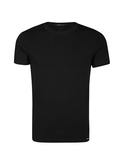 Shop Tom Ford T-shirt Crew In Black