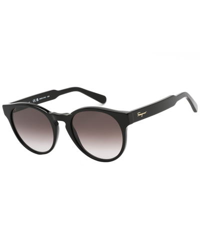 Shop Ferragamo Women's Sf1068s 52mm Sunglasses In Black