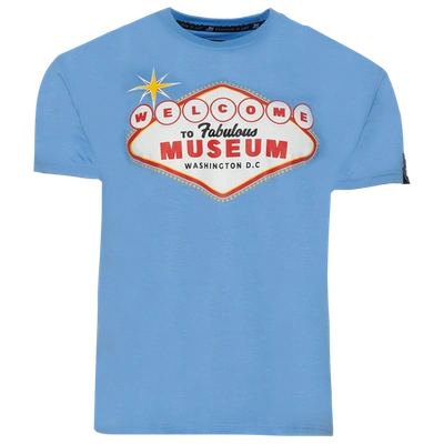 Shop Museum Dc Mens  Fab Lights T-shirt In Blue