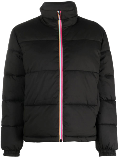 Shop Paul Smith P Au L Smith Padded Zipped Jacket In Multi-colored