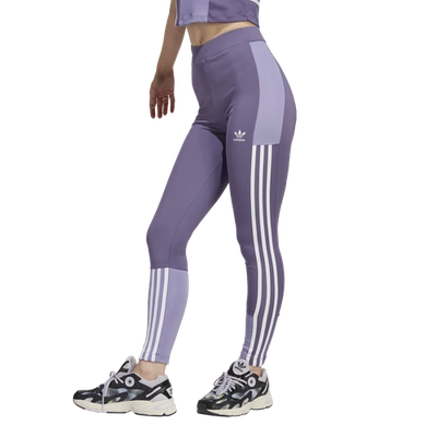 Shop Adidas Originals Womens  Class Of 72 Leggings In Purple/white