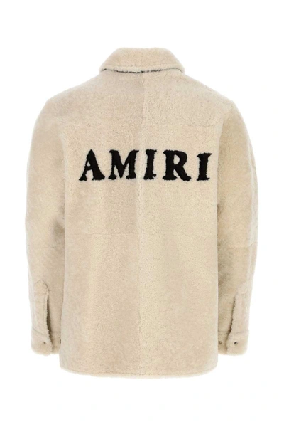 Shop Amiri Jackets In Beige O Tan