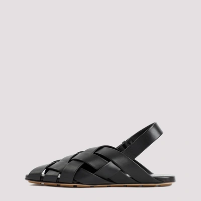 Shop Bottega Veneta Alfie Slipper Shoes In Black