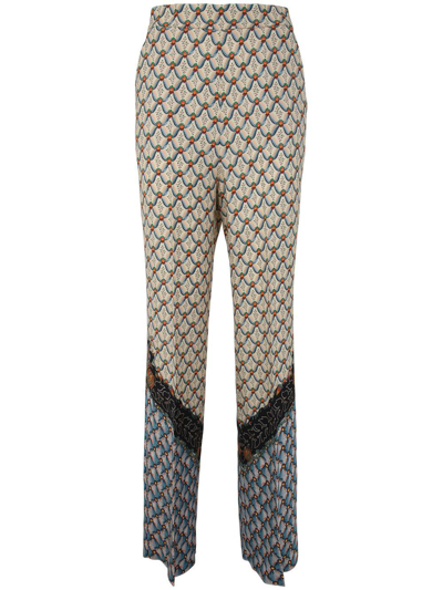 Shop Etro Micro Printed Trousers