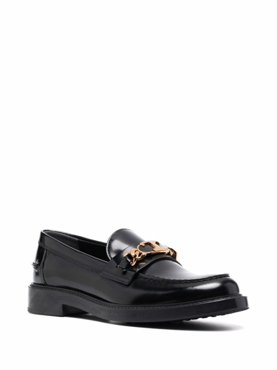 Shop Tod's 59c Max Loafers With Chain
