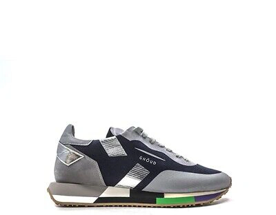 Pre-owned Ghoud Schuhe  Herren Turnschuhe Trendy Grau Leder Natürliche, Stoff Smlmmr02