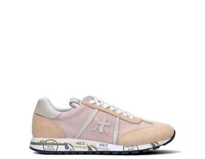 Pre-owned Premiata Shuhe  Frau Sneakers Trendy Beige Naturleder,stoff,wildleder Lucyd-6223