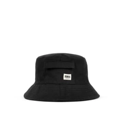 Shop Roka London Ltd Roka London Hatfield Bucket Hat In Black In Red