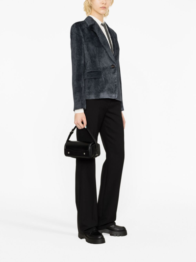 Brunello Cucinelli Corduroy Single-breasted Blazer In Blue