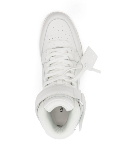 Shop Off-white Out Of Office "ooo" High-top Sneakers In White