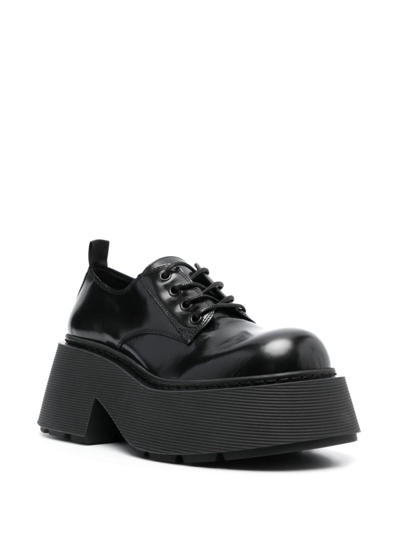 Shop Vic Matie 80mm Chunky Leather Brogues In Black