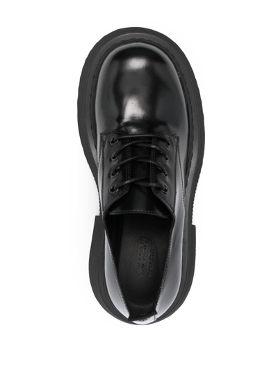 Shop Vic Matie 80mm Chunky Leather Brogues In Black