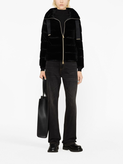 Shop Herno Feather-down Puffer Jacket In Black
