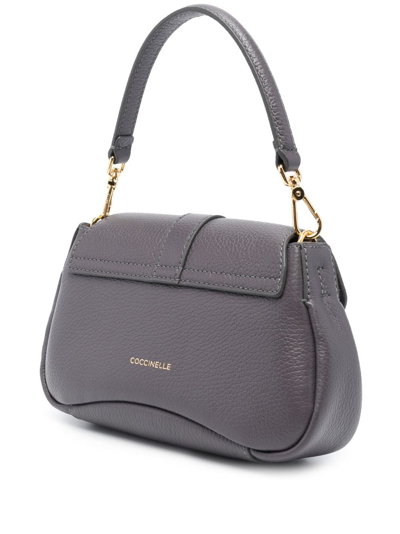 Shop Coccinelle Small Himma Tote Bag In Grey