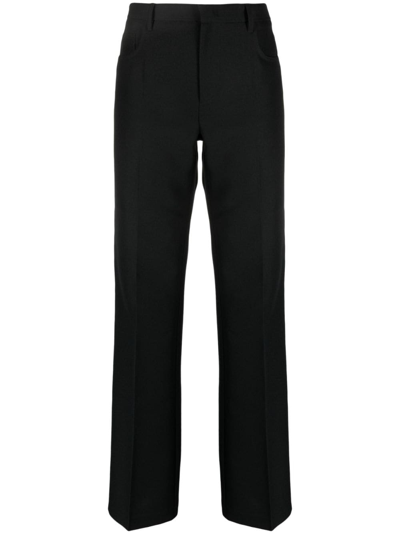 Shop Philosophy Di Lorenzo Serafini Straight-leg Tailored Trousers In Black