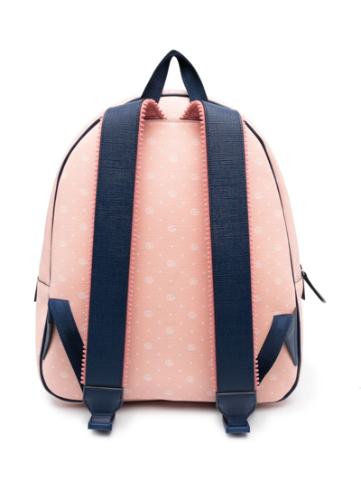 Shop Gucci Jetsons-print Zipped Backpack In Pink