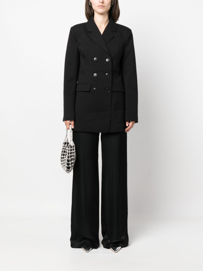 Gestuz Caisagz Double-breasted Blazer In Black